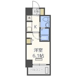 エステムコート難波WEST SIDEIIIドームシティの物件間取画像